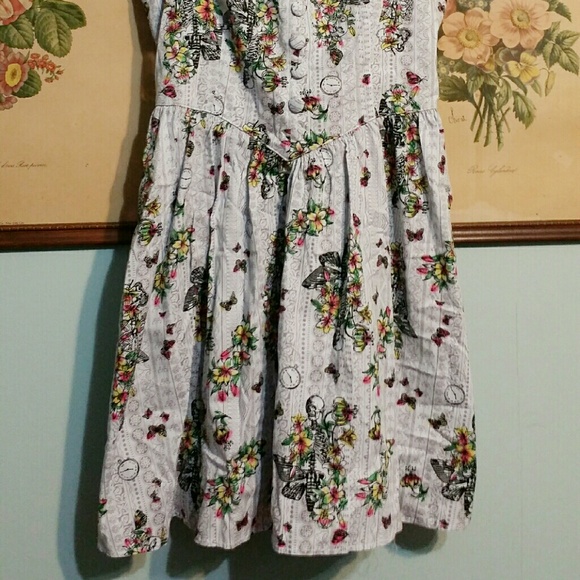 HELL BUNNY RETRO ROCKABILLY SUNDRESS - Picture 3 of 10